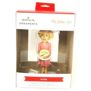 Hallmark 2021 Ornament Golden Girls Betty White‎ as Rose Nylund  EAT CHEESECAKE